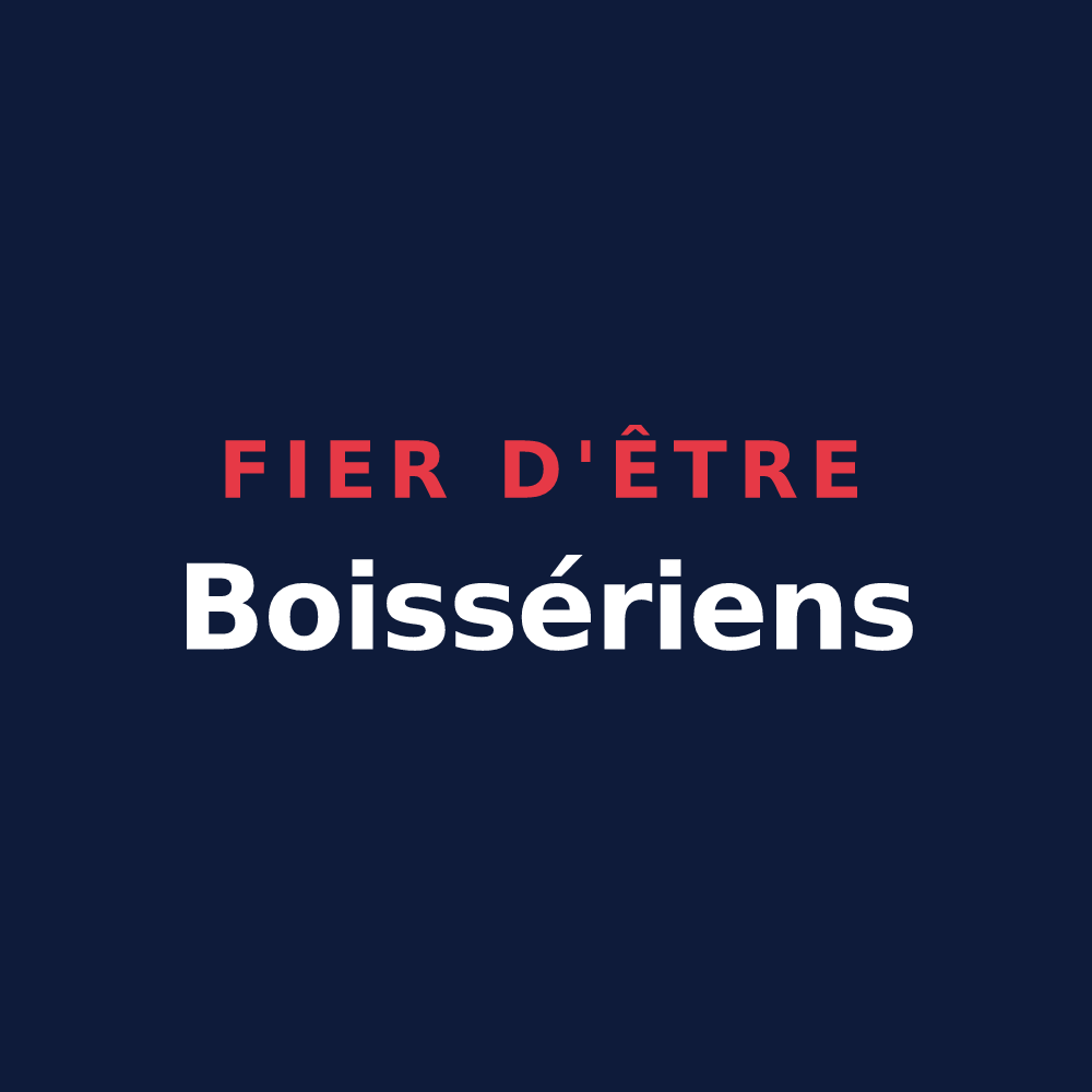 T-shirt « Fier d'être Boissériens » — design pour La Boissière-École