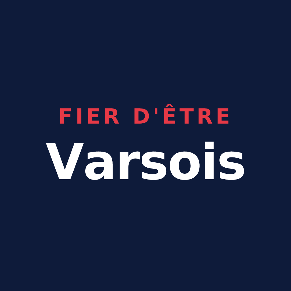 T-shirt « Fier d'être Varsois » — design pour La Boixe