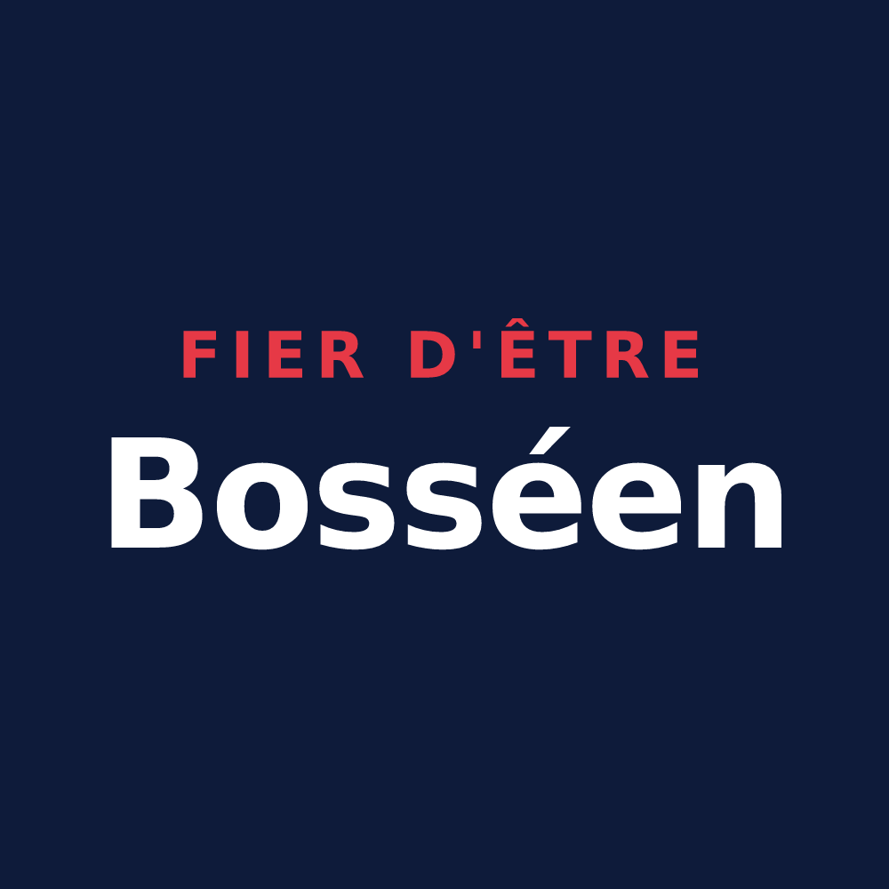 T-shirt « Fier d'être Bosséen » — design pour La Bosse