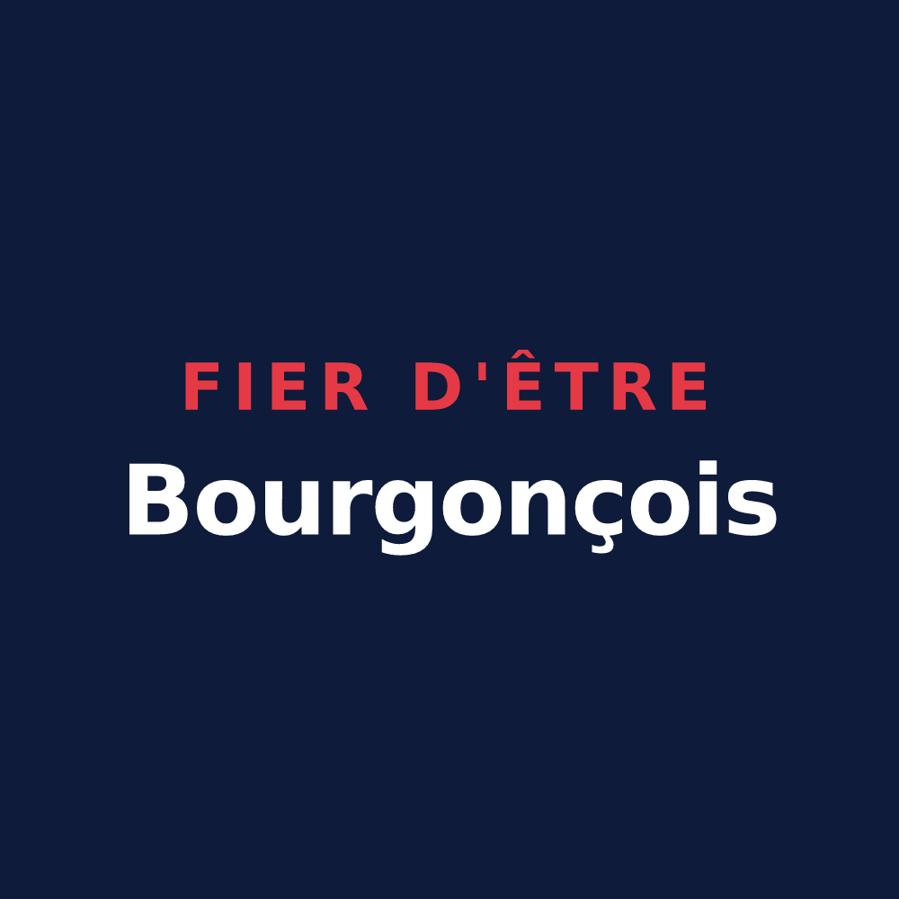T-shirt « Fier d'être Bourgonçois » — design pour La Bourgonce