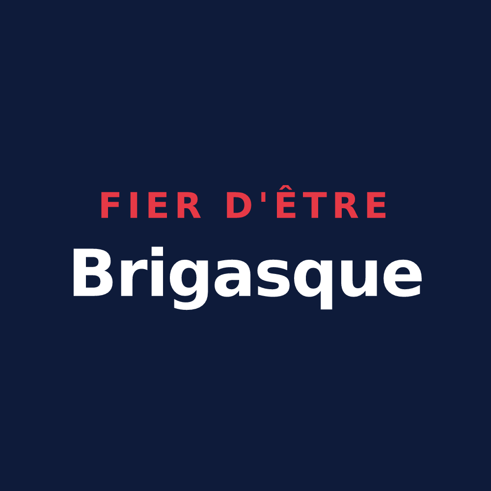 T-shirt « Fier d'être Brigasque » — design pour La Brigue