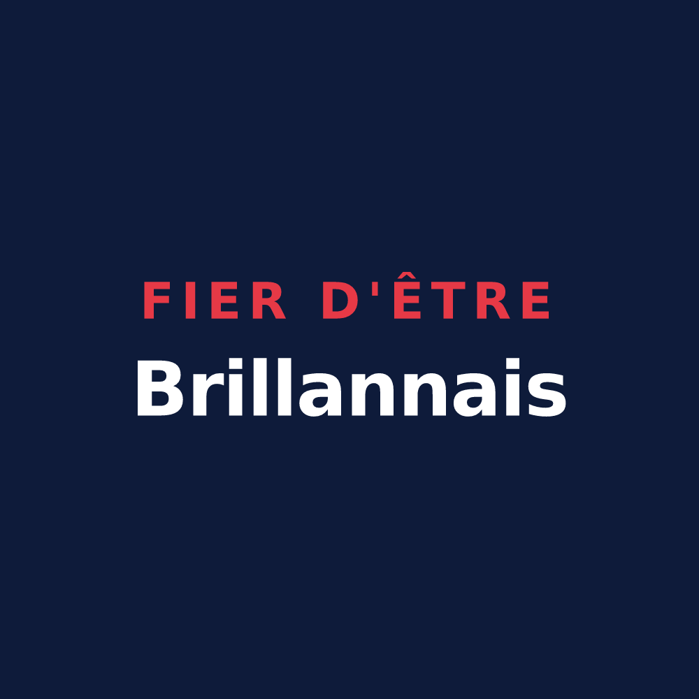 T-shirt « Fier d'être Brillannais » — design pour La Brillanne