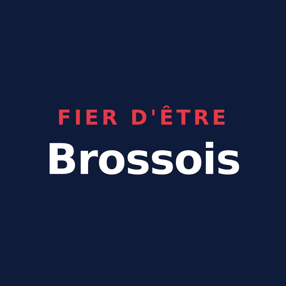 T-shirt « Fier d'être Brossois » — design pour La Brosse-Montceaux