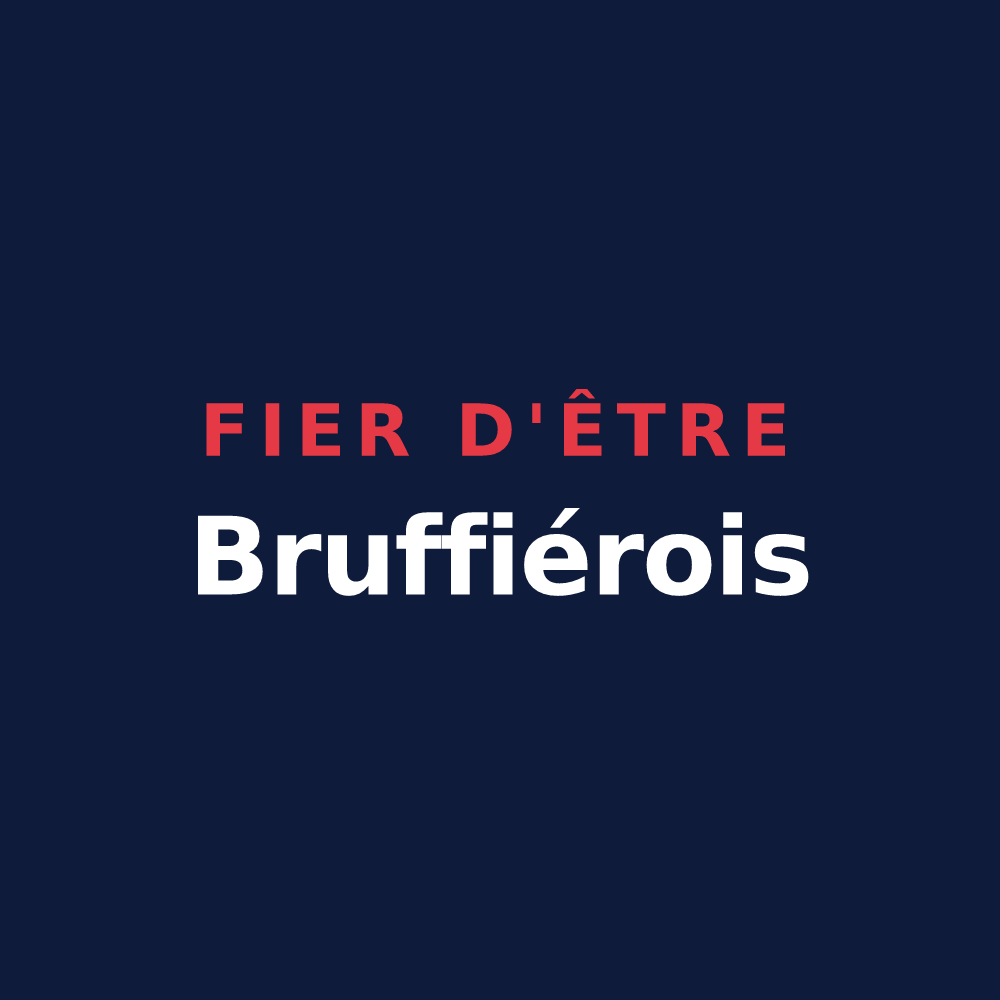 T-shirt « Fier d'être Bruffiérois » — design pour La Bruffière