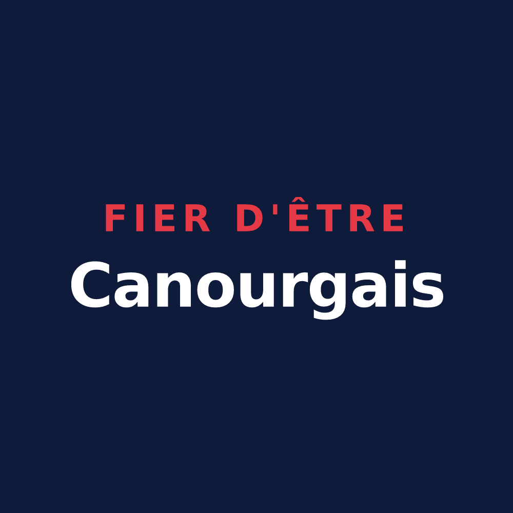 T-shirt « Fier d'être Canourgais » — design pour La Canourgue