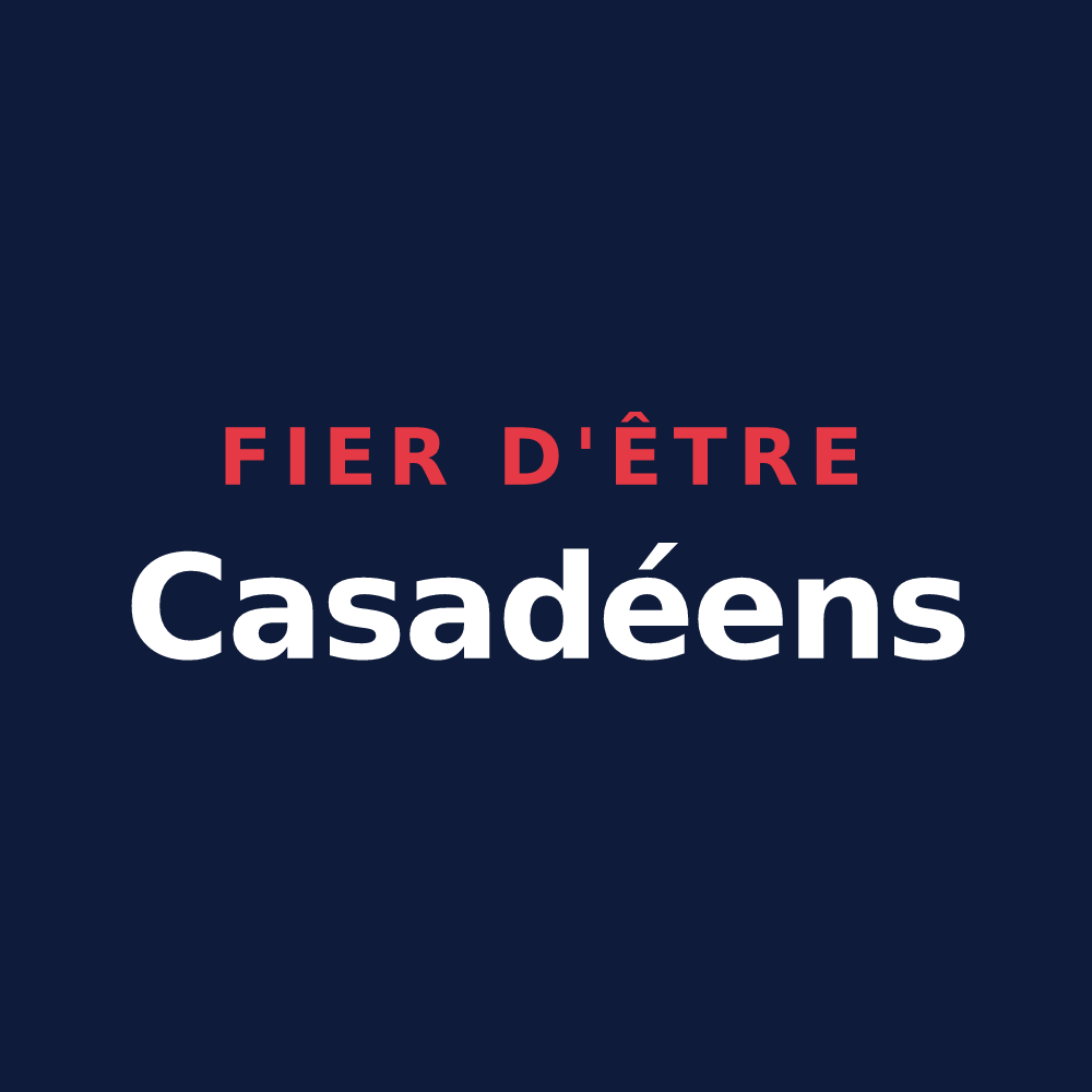 T-shirt « Fier d'être Casadéens » — design pour La Chaise-Dieu