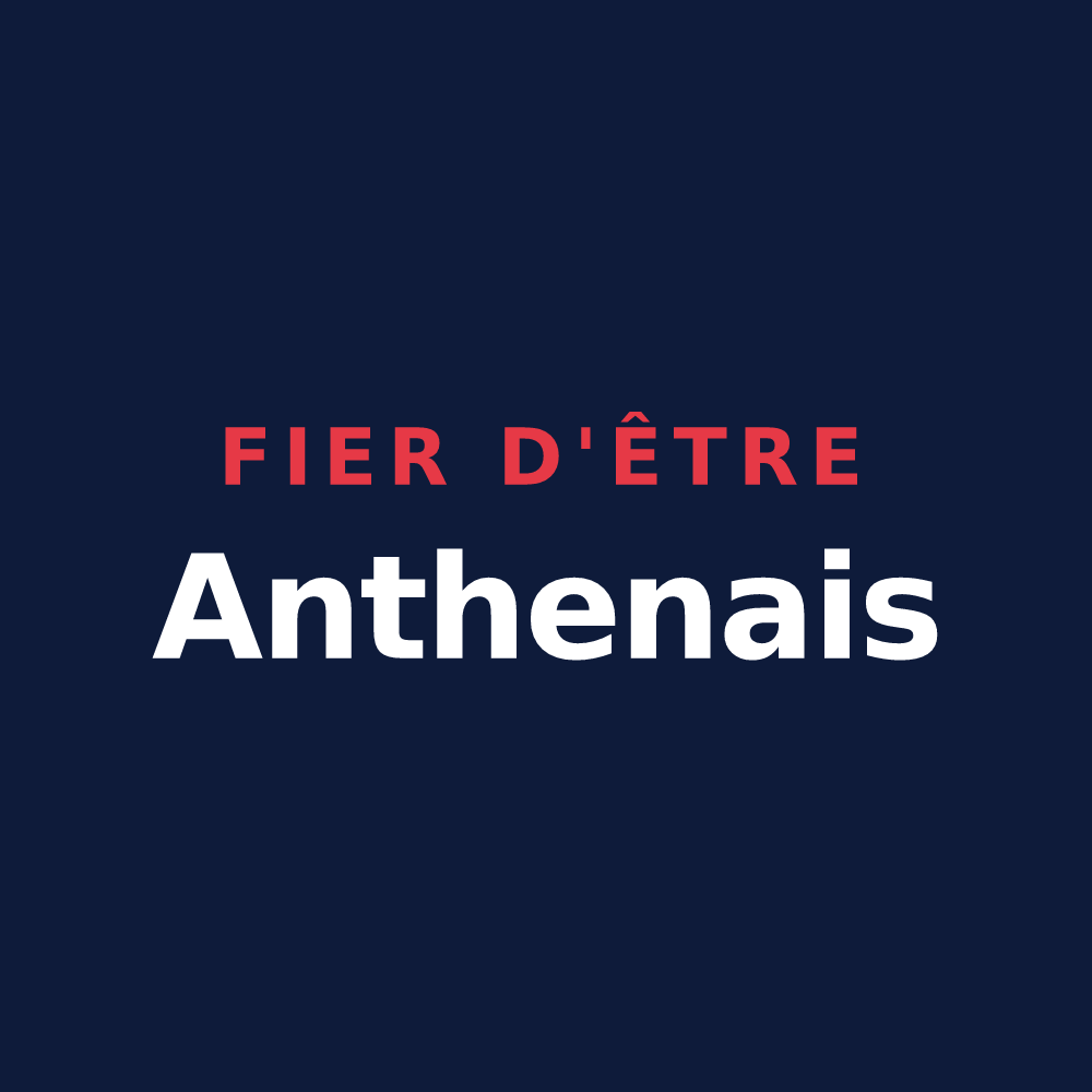 T-shirt « Fier d'être Anthenais » — design pour La Chapelle-Anthenaise
