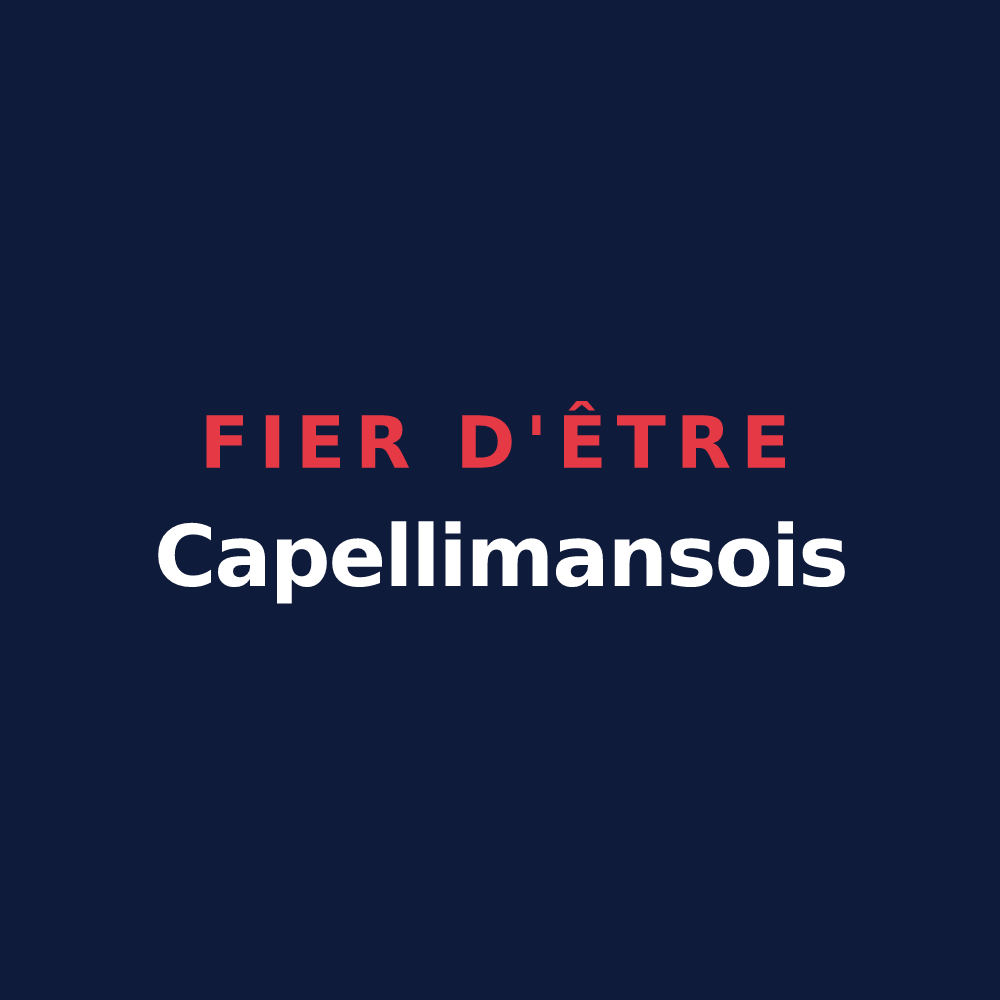 T-shirt « Fier d'être Capellimansois » — design pour La Chapelle-au-Mans