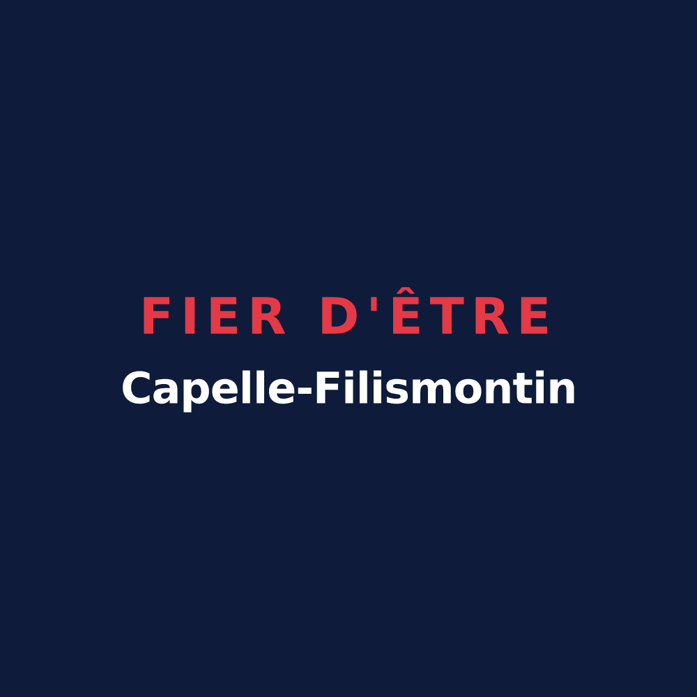 T-shirt « Fier d'être Capelle-Filismontin » — design pour La Chapelle-aux-Filtzméens