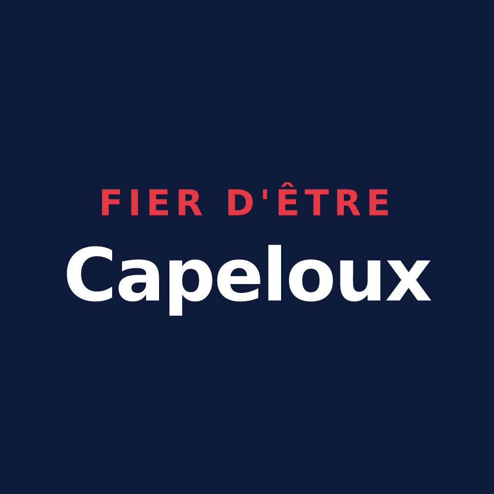 T-shirt « Fier d'être Capeloux » — design pour La Chapelle-aux-Saints