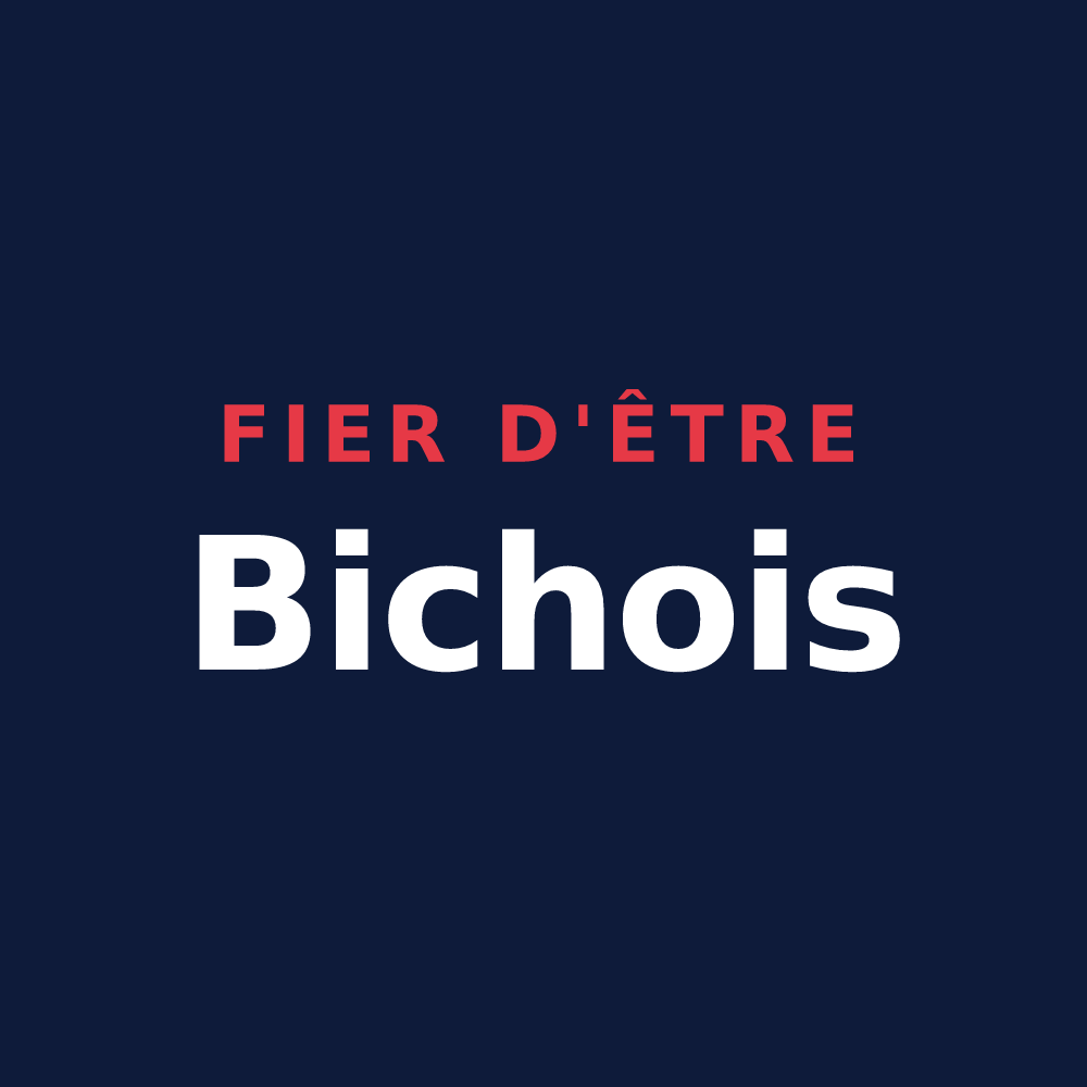 T-shirt « Fier d'être Bichois » — design pour La Chapelle-Biche