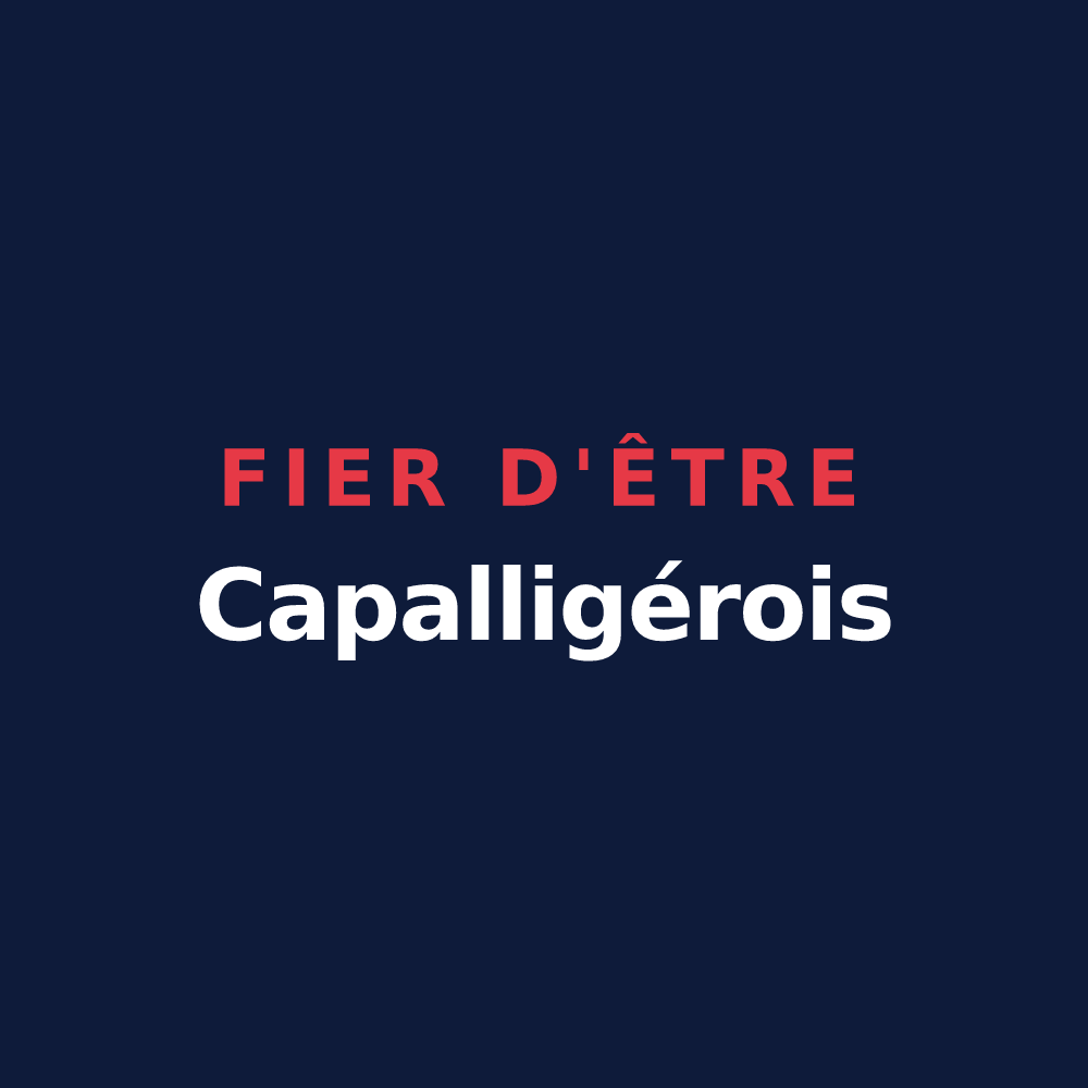 T-shirt « Fier d'être Capalligérois » — design pour La Chapelle-Iger