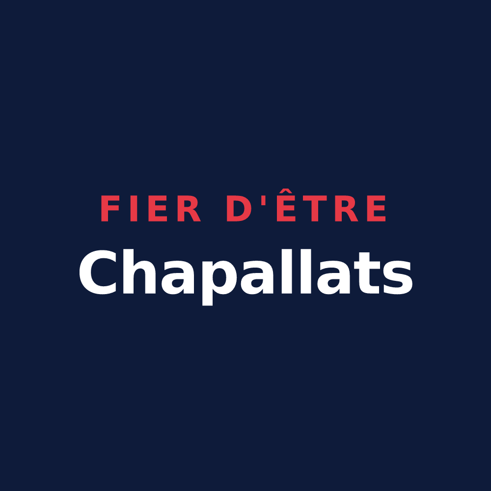 T-shirt « Fier d'être Chapallats » — design pour La Chapelle-Naude