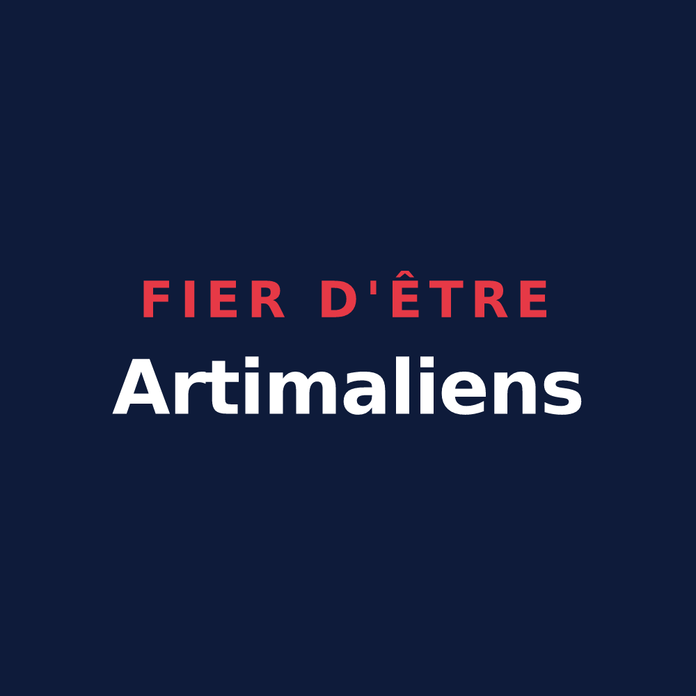 T-shirt « Fier d'être Artimaliens » — design pour La Chapelle-Orthemale