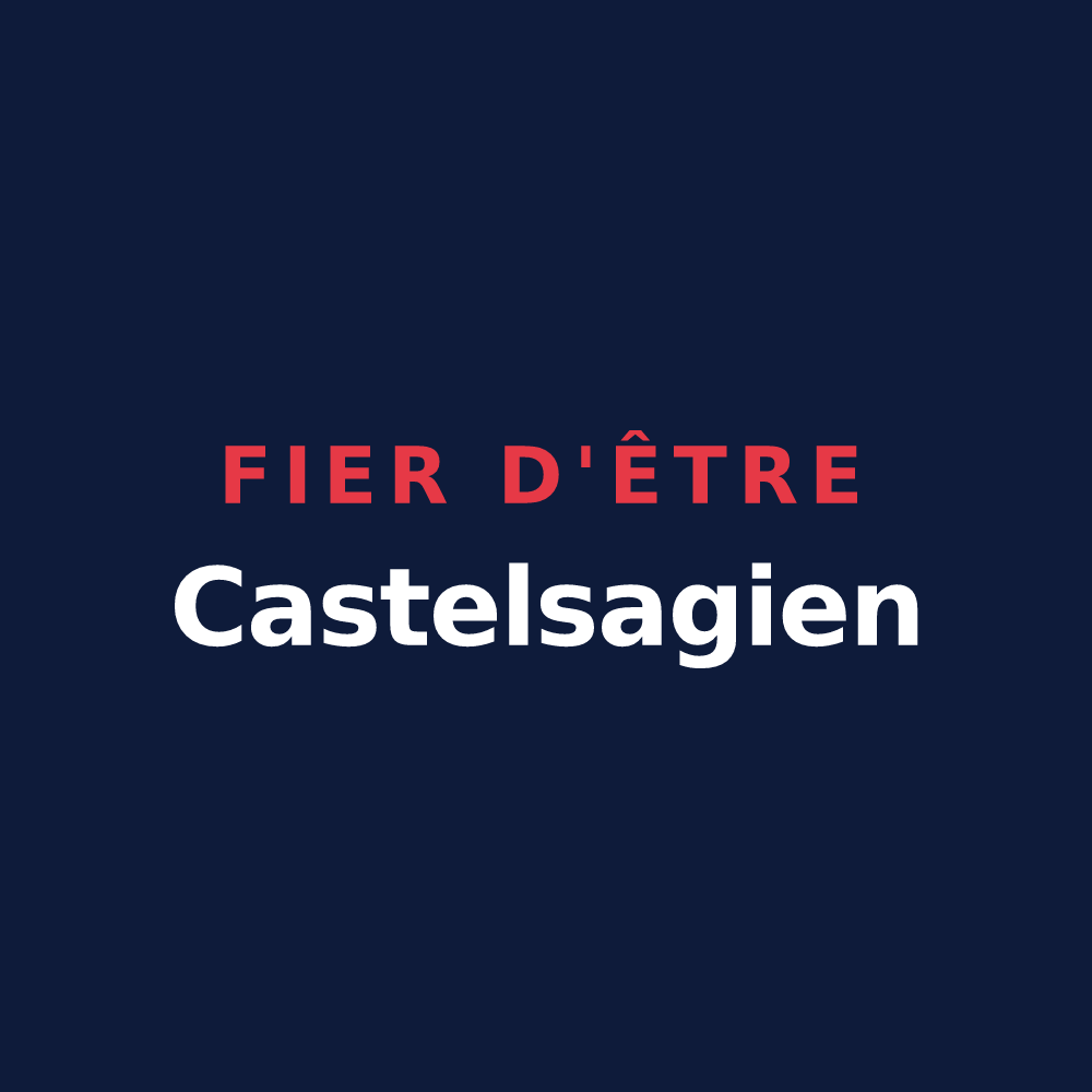 T-shirt « Fier d'être Castelsagien » — design pour La Chapelle-près-Sées