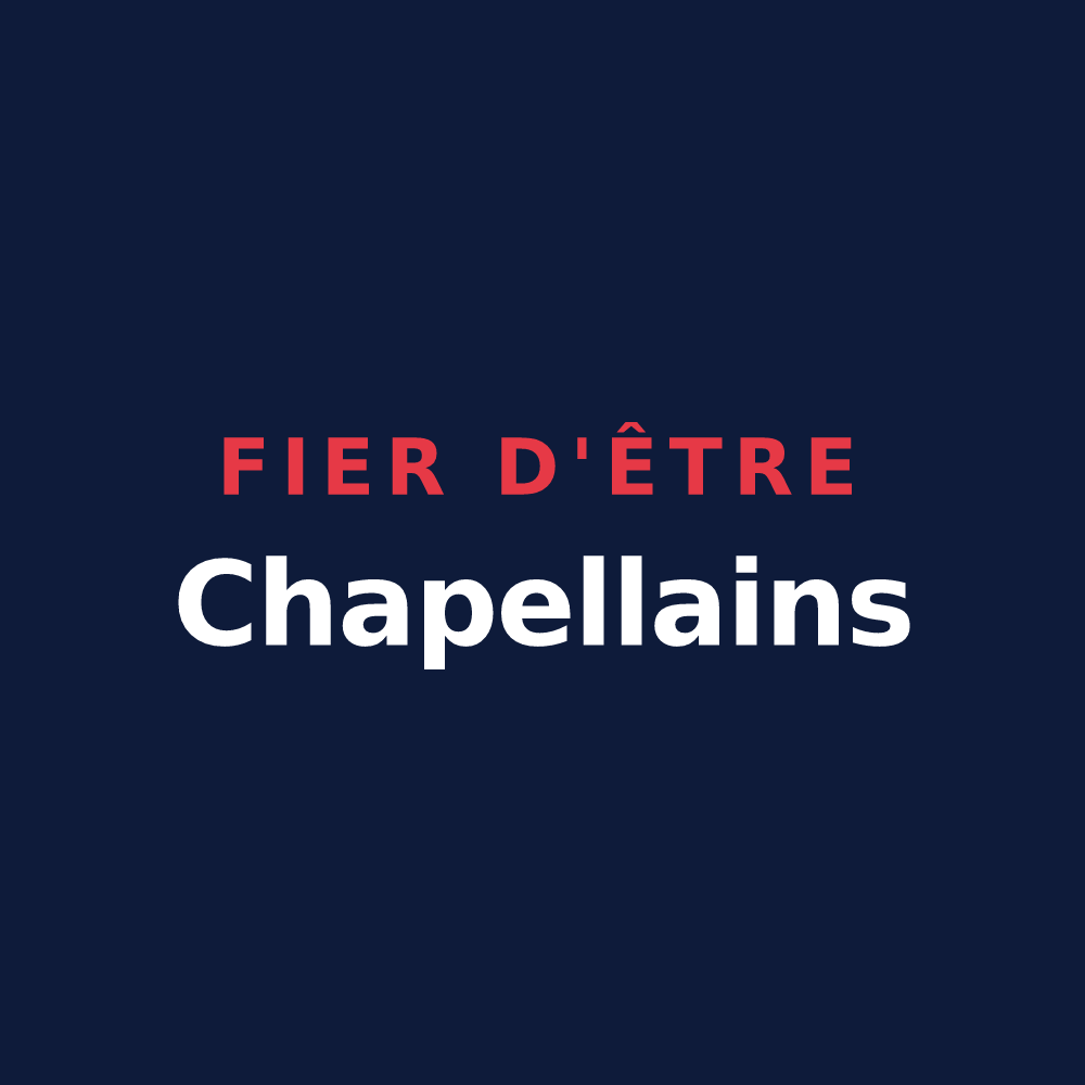 T-shirt « Fier d'être Chapellains » — design pour La Chapelle-Saint-Maurice