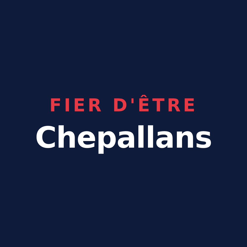 T-shirt « Fier d'être Chepallans » — design pour La Chapelle-sous-Brancion