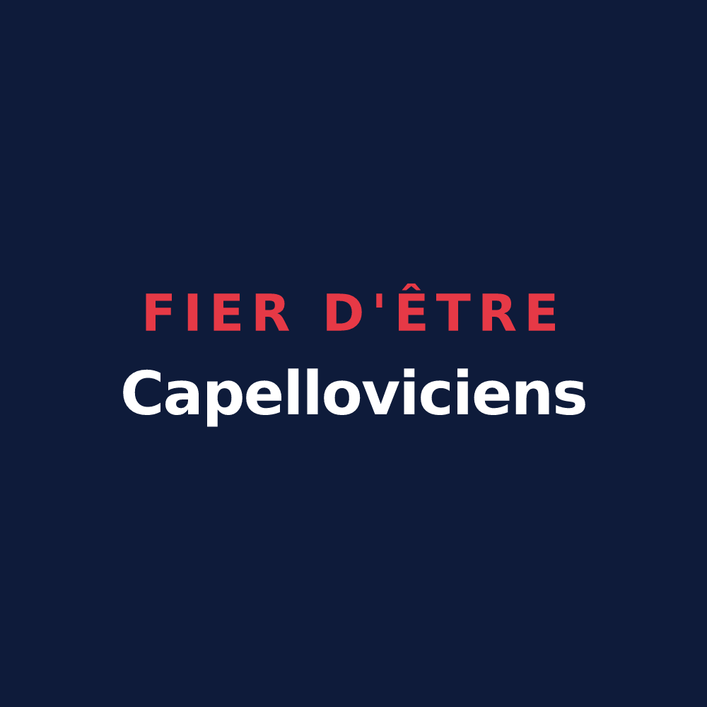 T-shirt « Fier d'être Capelloviciens » — design pour La Chapelle-Vendômoise