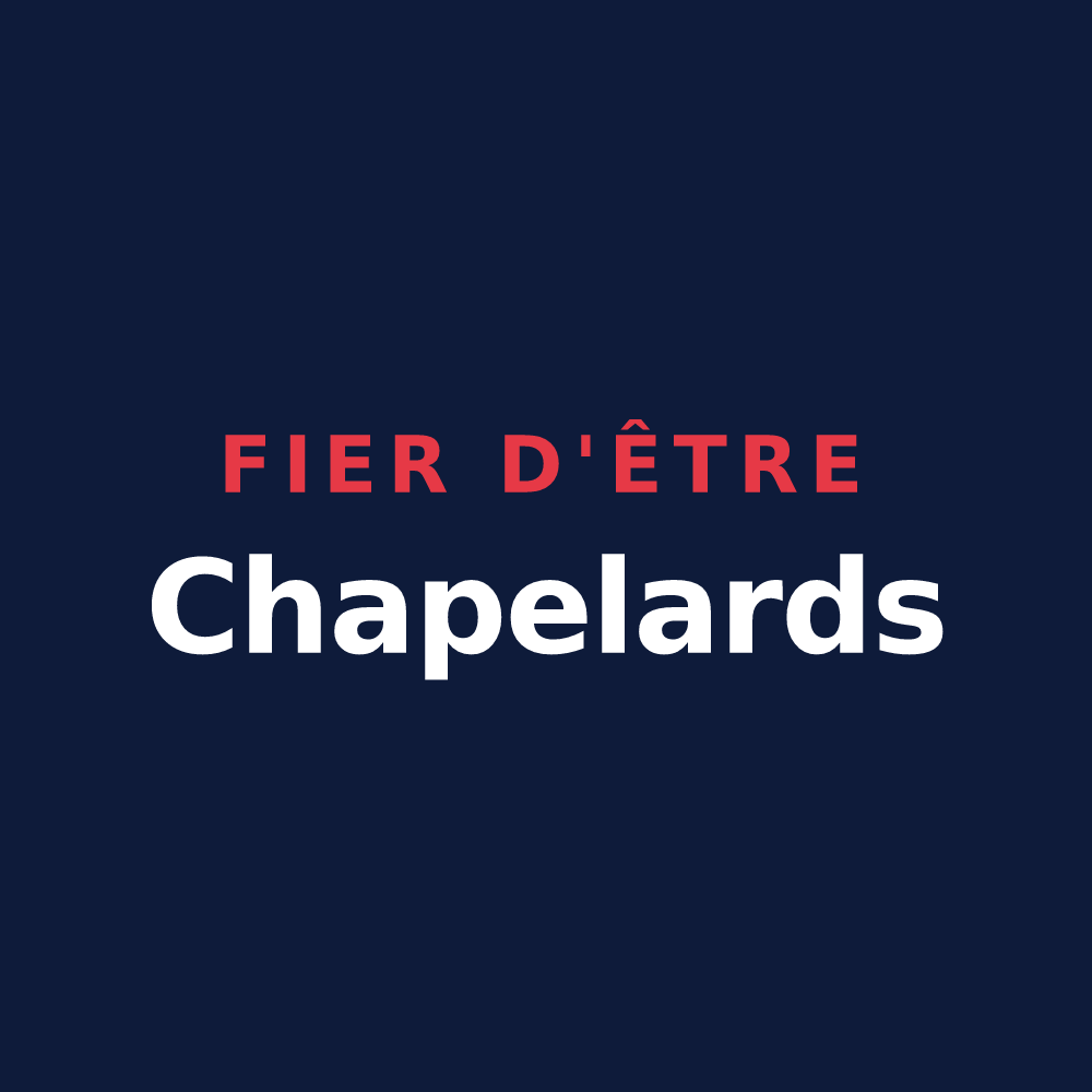 T-shirt « Fier d'être Chapelards » — design pour La Chapelle-Villars