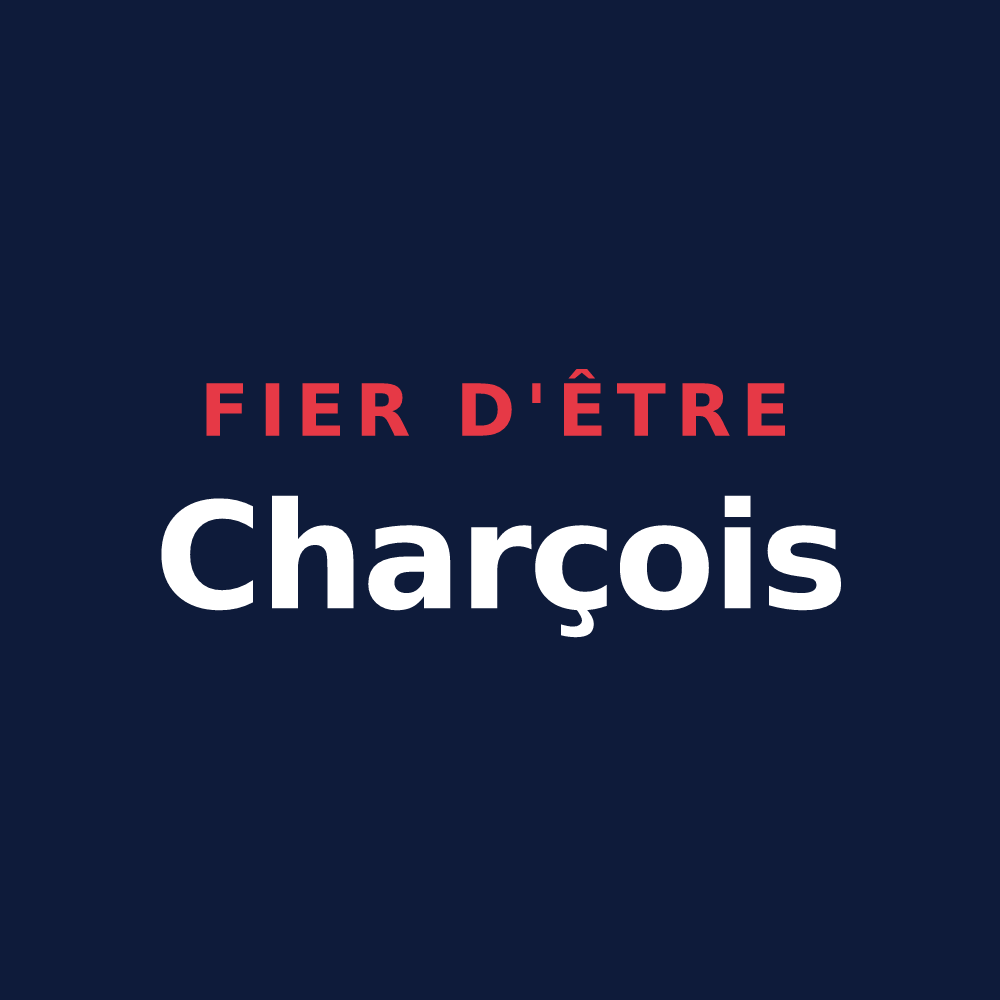 T-shirt « Fier d'être Charçois » — design pour La Charce