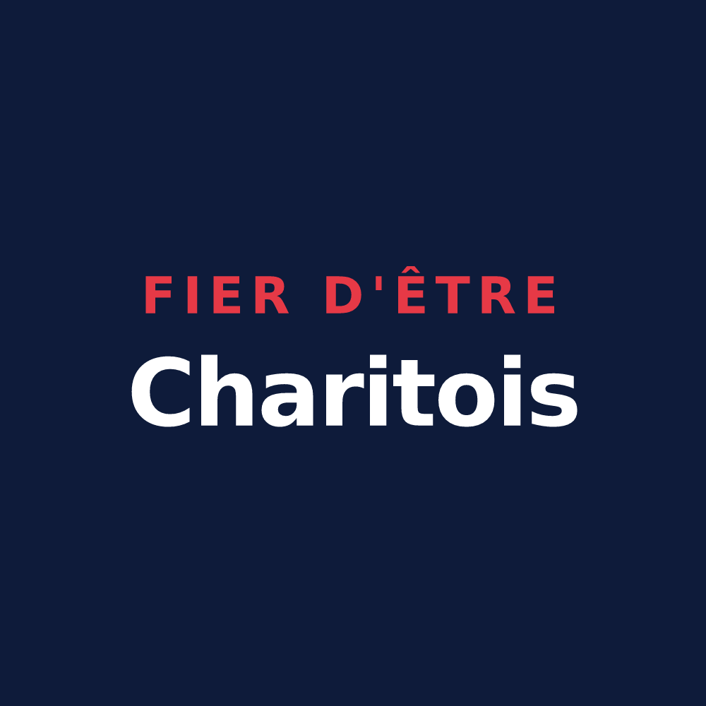 T-shirt « Fier d'être Charitois » — design pour La Charité-sur-Loire