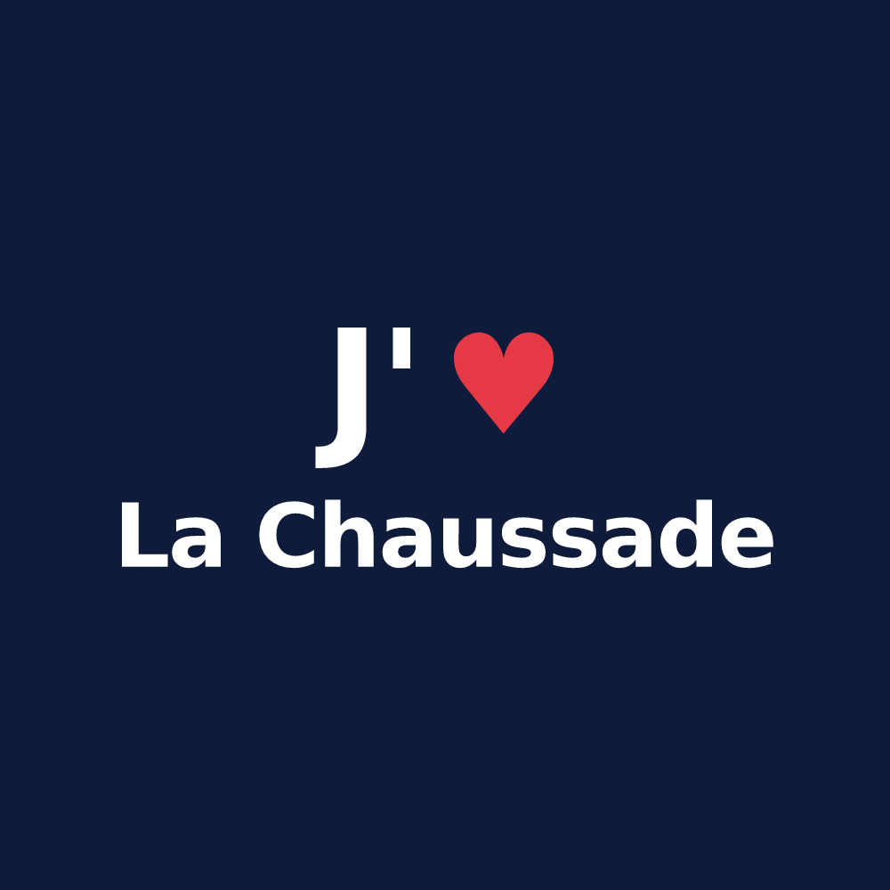 T-shirt personnalisé La Chaussade — design J'aime La Chaussade