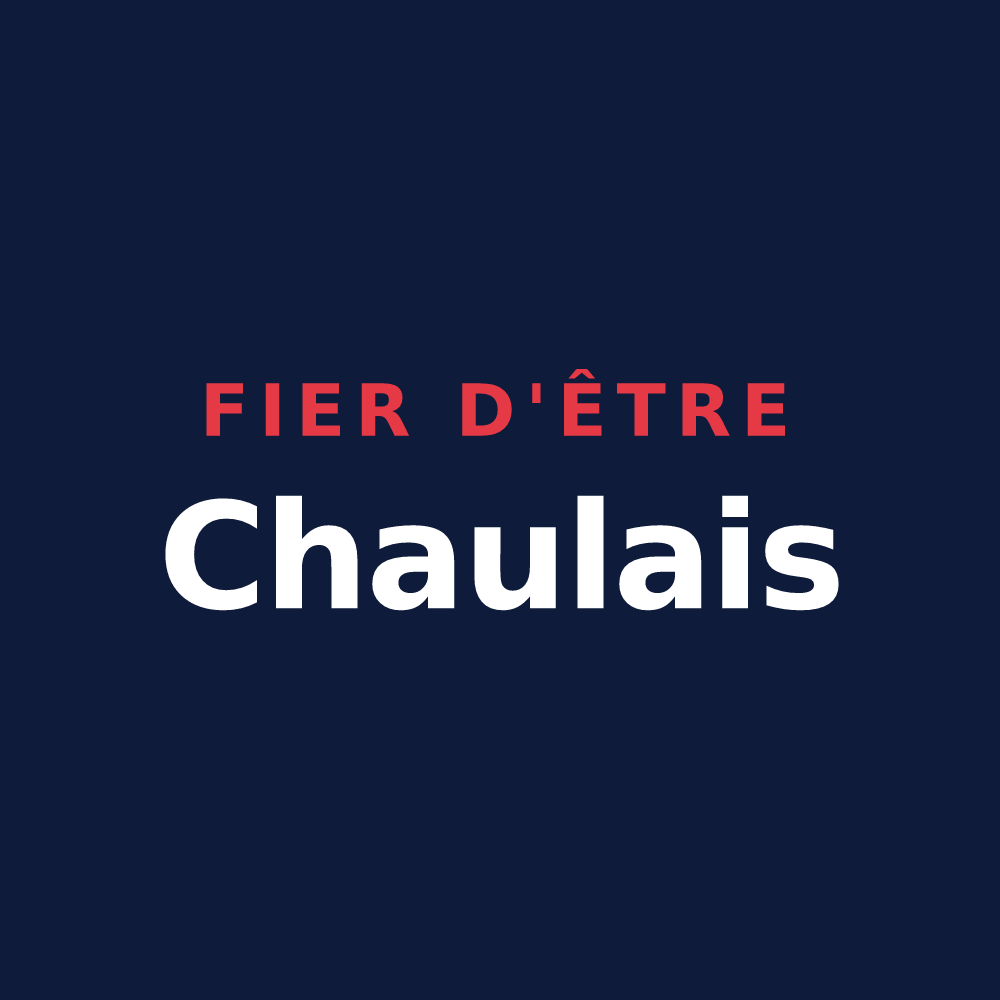 T-shirt « Fier d'être Chaulais » — design pour La Chaux