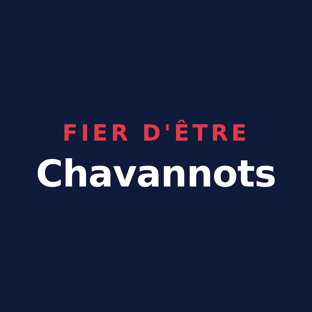 T-shirt « Fier d'être Chavannots » — design pour La Chavanne