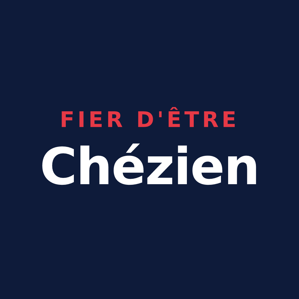 T-shirt « Fier d'être Chézien » — design pour La Chèze