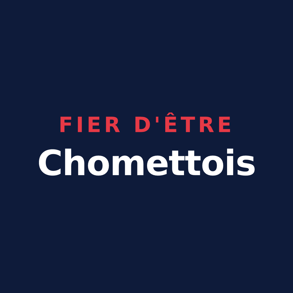 T-shirt « Fier d'être Chomettois » — design pour La Chomette
