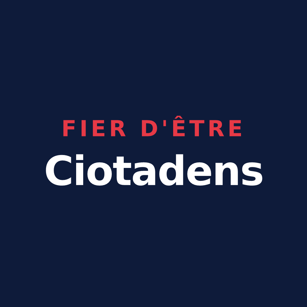 T-shirt « Fier d'être Ciotadens » — design pour La Ciotat