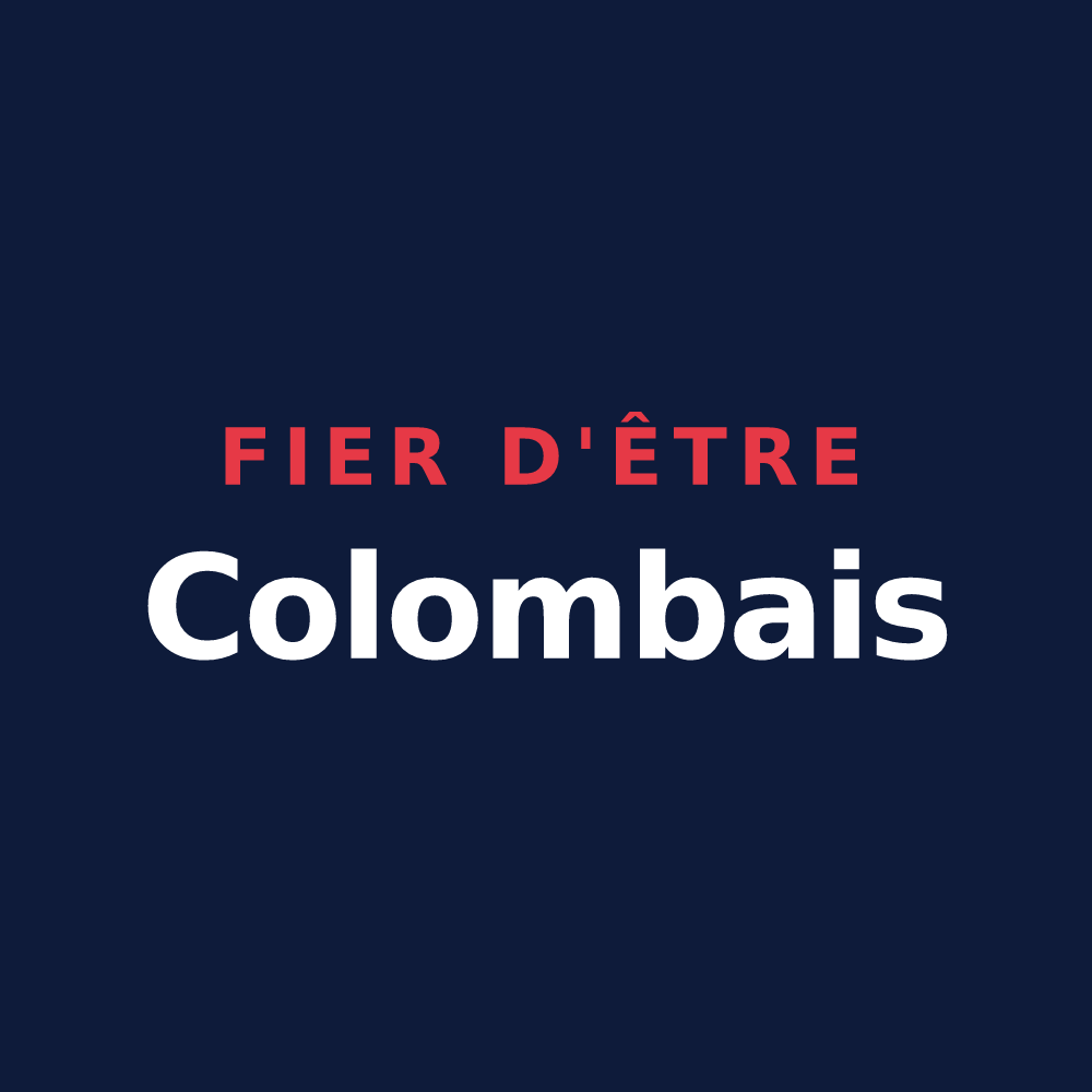 T-shirt « Fier d'être Colombais » — design pour La Colombe