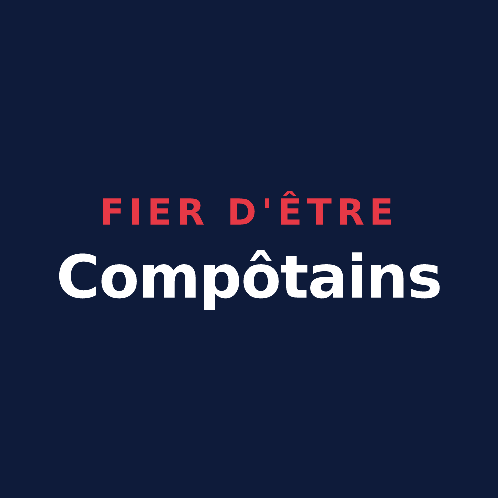 T-shirt « Fier d'être Compôtains » — design pour La Compôte