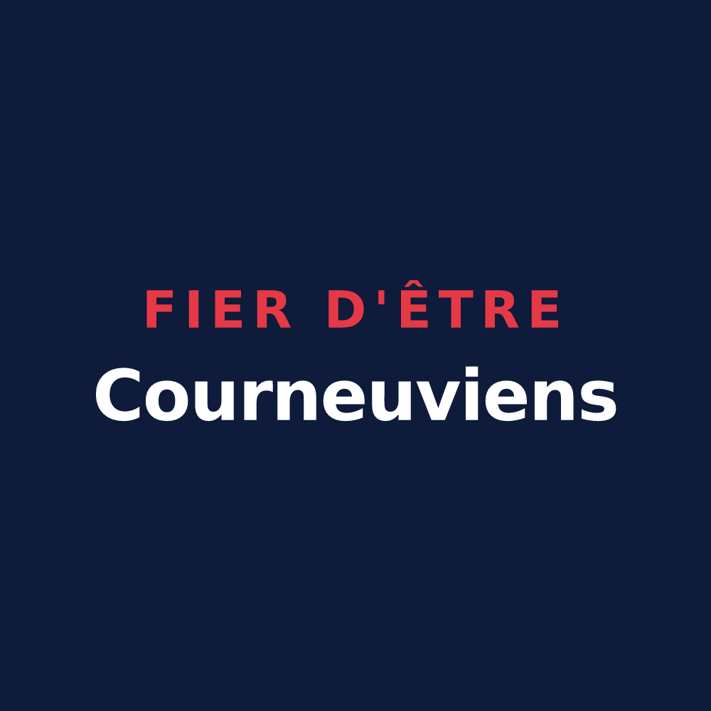 T-shirt « Fier d'être Courneuviens » — design pour La Courneuve