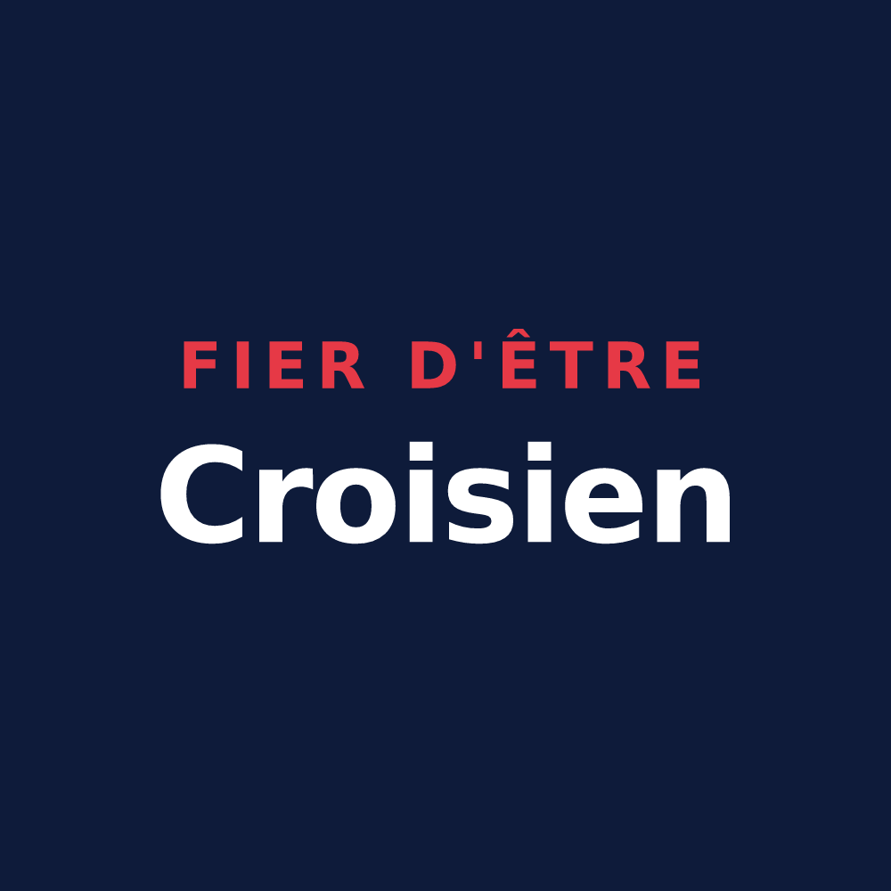 T-shirt « Fier d'être Croisien » — design pour La Croix-du-Perche