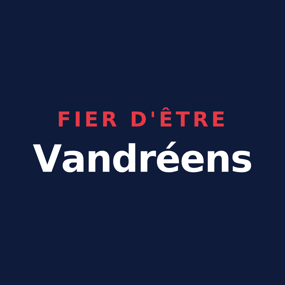 T-shirt « Fier d'être Vandréens » — design pour La Devise