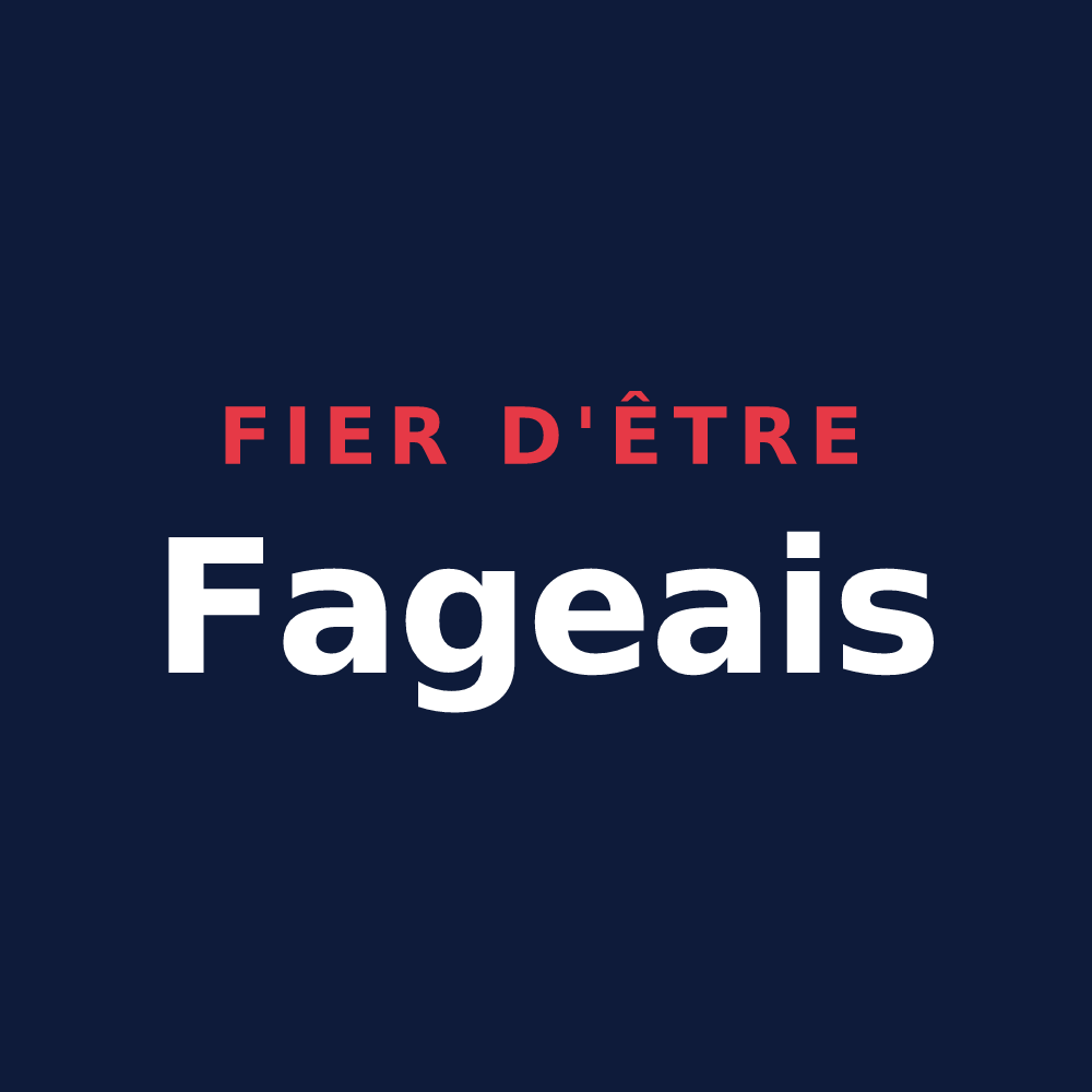 T-shirt « Fier d'être Fageais » — design pour La Fage-Montivernoux