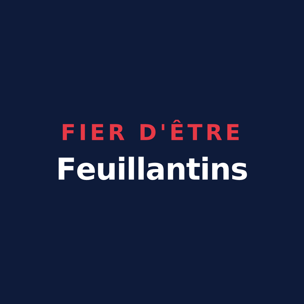 T-shirt « Fier d'être Feuillantins » — design pour La Feuillée