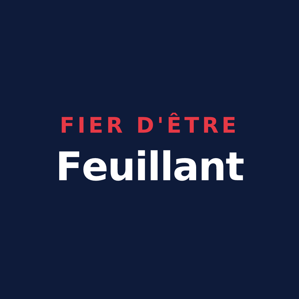 T-shirt « Fier d'être Feuillant » — design pour La Feuillie