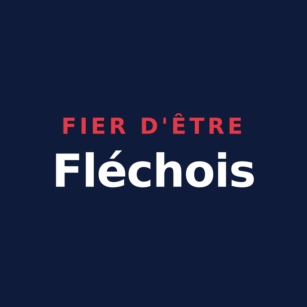 T-shirt « Fier d'être Fléchois » — design pour La Flèche