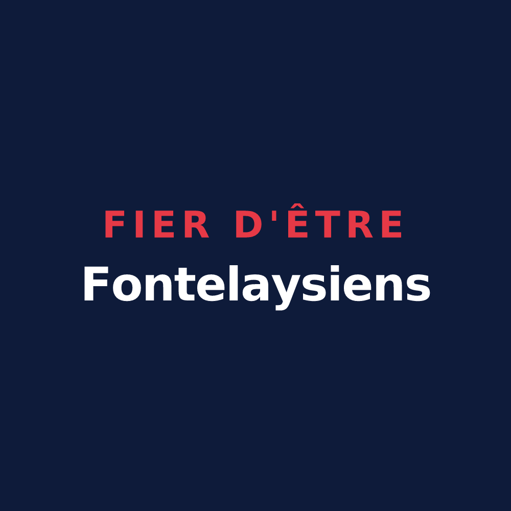 T-shirt « Fier d'être Fontelaysiens » — design pour La Fontelaye