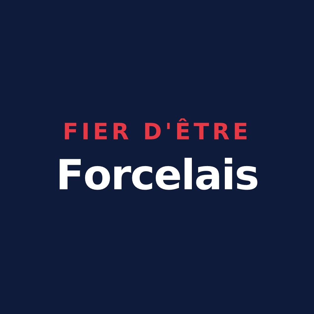 T-shirt « Fier d'être Forcelais » — design pour La Force