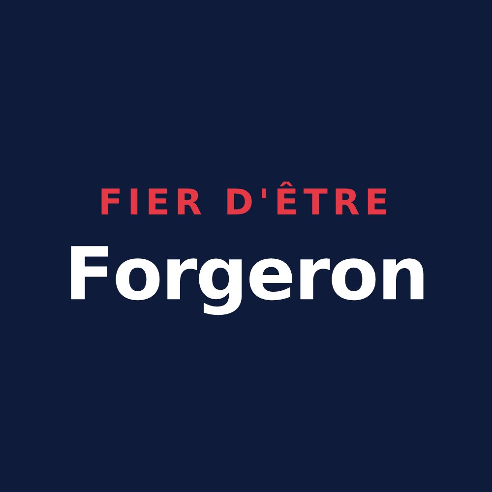 T-shirt « Fier d'être Forgeron » — design pour La Forge