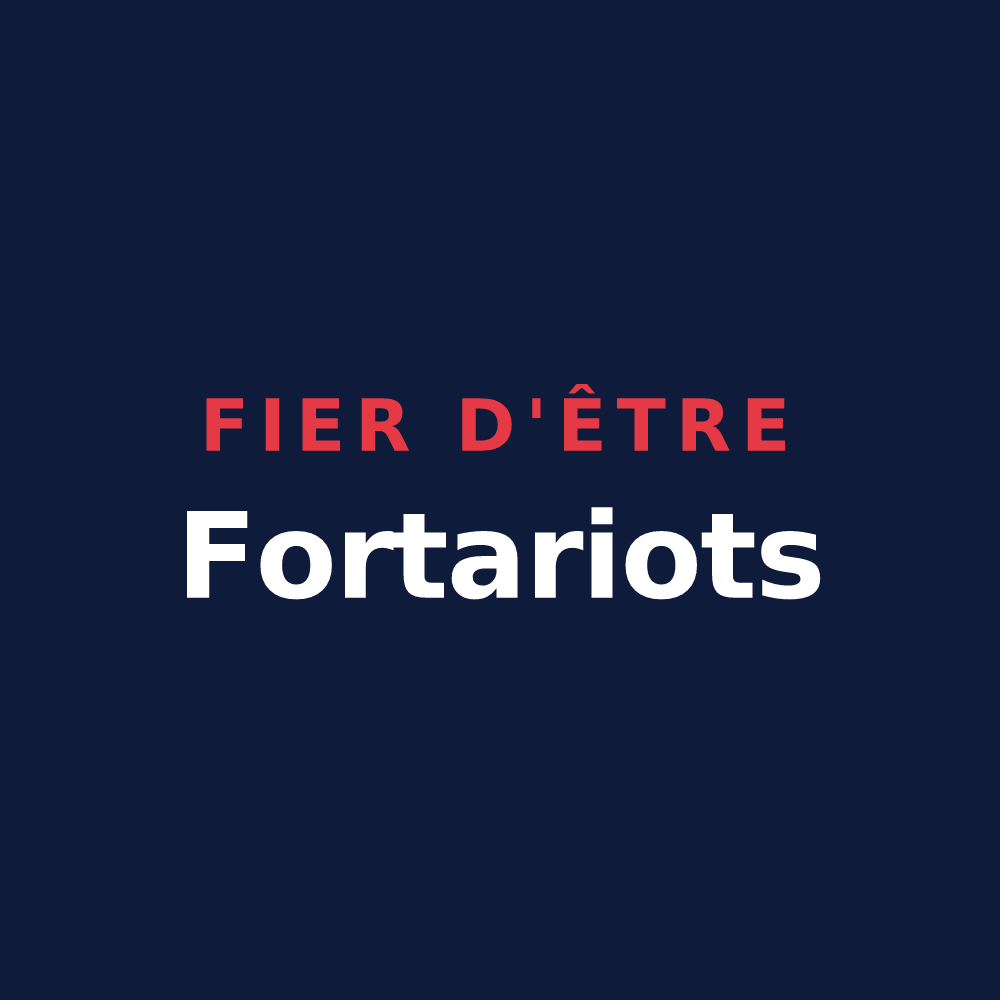 T-shirt « Fier d'être Fortariots » — design pour La Forteresse