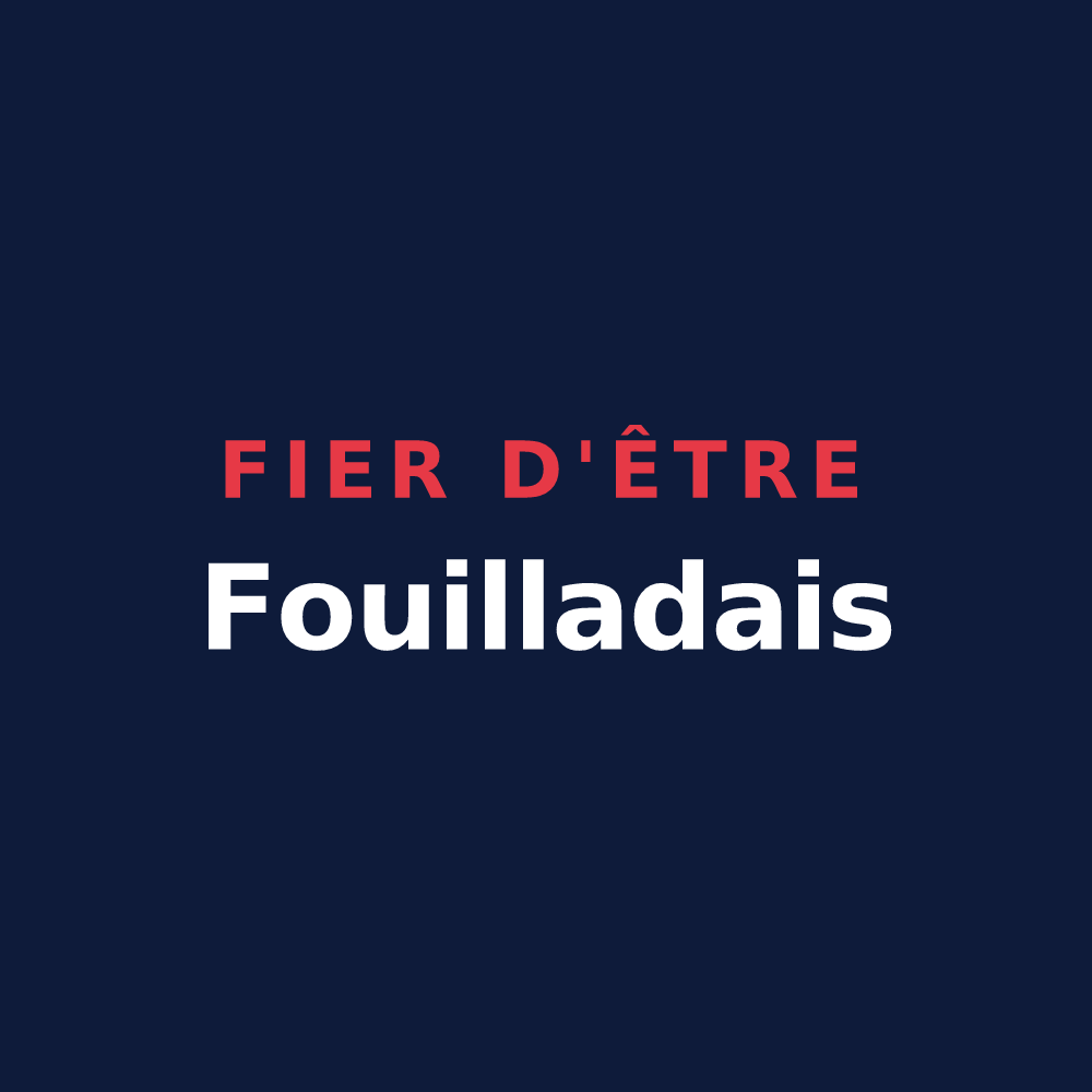 T-shirt « Fier d'être Fouilladais » — design pour La Fouillade