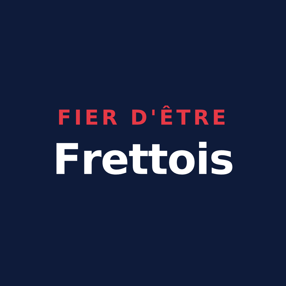 T-shirt « Fier d'être Frettois » — design pour La Frette