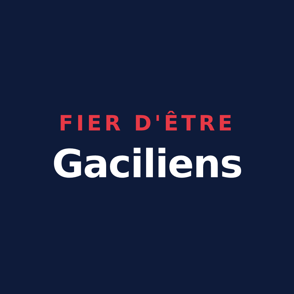 T-shirt « Fier d'être Gaciliens » — design pour La Gacilly