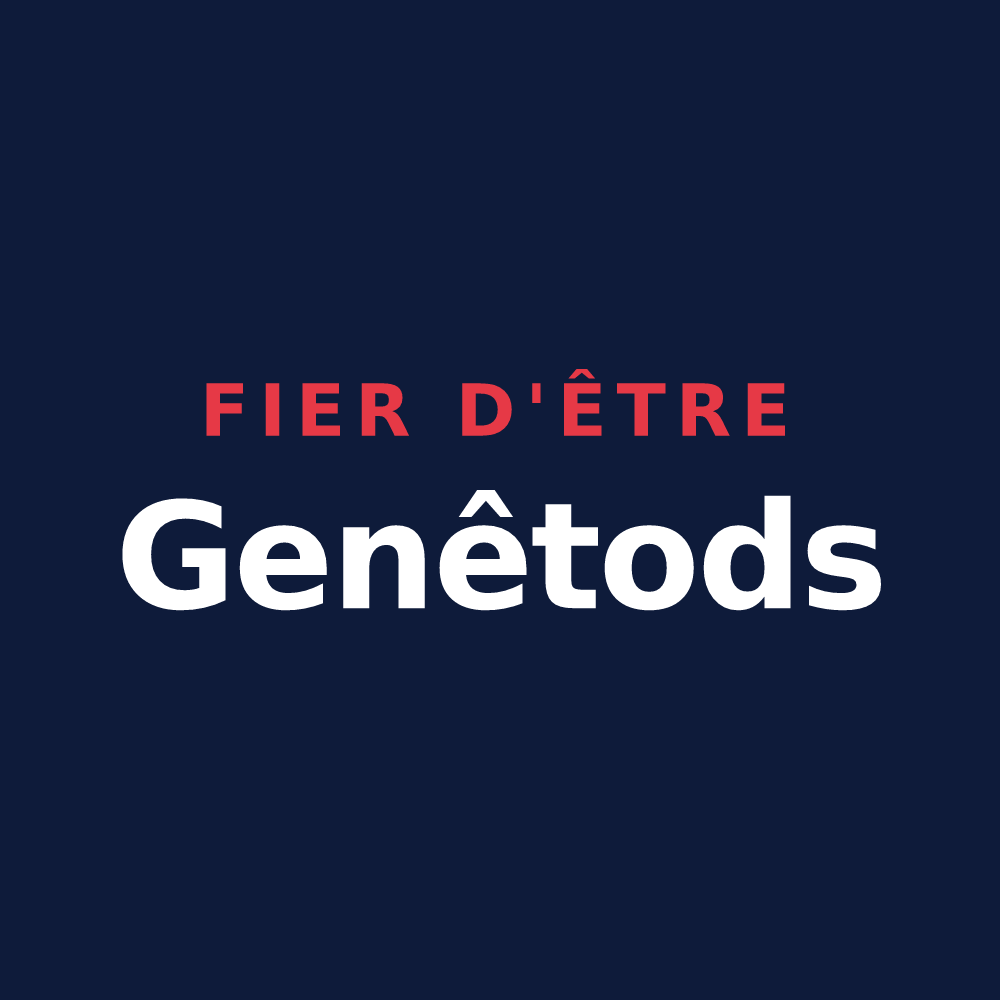 T-shirt « Fier d'être Genêtods » — design pour La Genête