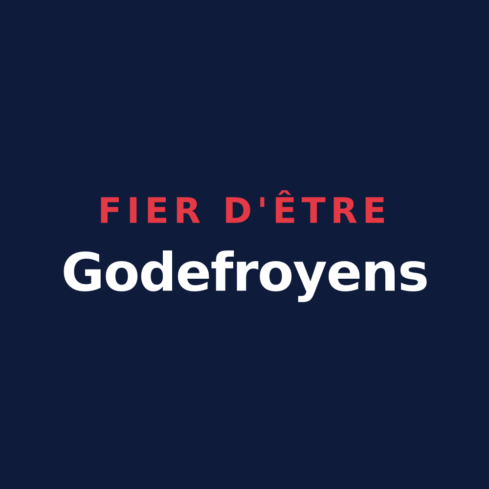 T-shirt « Fier d'être Godefroyens » — design pour La Godefroy