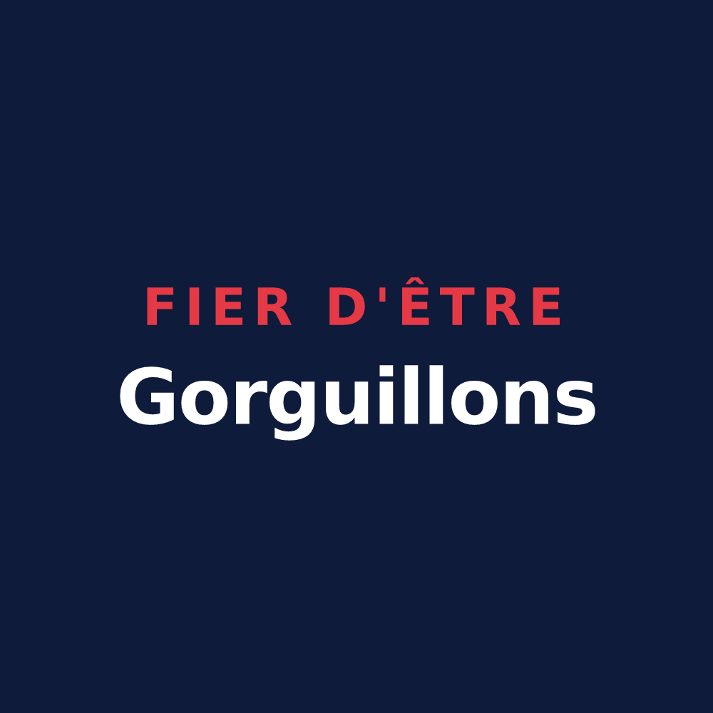T-shirt « Fier d'être Gorguillons » — design pour La Gorgue
